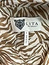 Lita By Ciara 100% Viscose Animal Print Tan Gold Romper Size S - photo 3