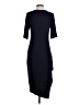 Assorted Brands Solid Black Casual Dress Size XS - photo 2