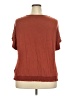 Jessica Simpson Brown Short Sleeve Top Size XXL - photo 2
