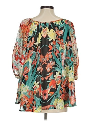 Signature Studio 3/4 Sleeve Blouse (view 2)