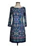 Laundry by Shelli Segal Paisley Blue Casual Dress Size XS - photo 1