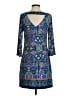 Laundry by Shelli Segal Paisley Blue Casual Dress Size XS - photo 2