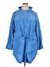 Something Navy 100% Polyester Blue Raincoat Size XXL - photo 1