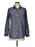 Old Navy 100% Cotton Polka Dots Blue Long Sleeve Button-Down Shirt Size M - photo 1