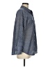 Old Navy 100% Cotton Polka Dots Blue Long Sleeve Button-Down Shirt Size M - photo 4