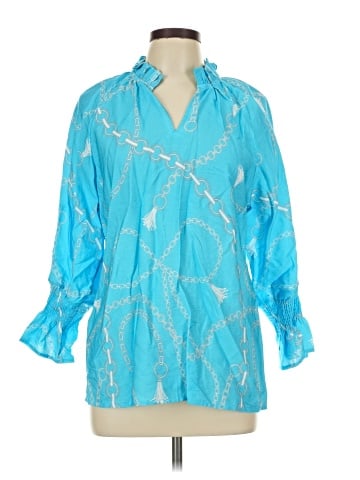 Boho Chic 3/4 Sleeve Blouse (view 1)