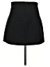 Zara Solid Black Casual Skirt Size S - photo 2