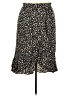 No Boundaries 100% Polyester Animal Print Black Casual Skirt Size XXL - photo 1