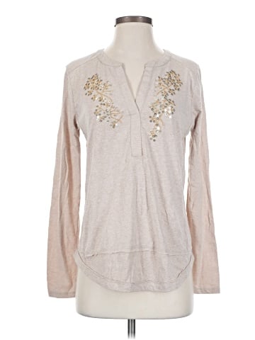 Akemi + Kin Long Sleeve Henley (view 1)