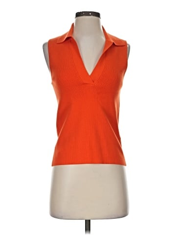 Madewell Cotton Johnny-Collar Sweater Tank (view 1)