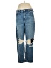 American Eagle Outfitters Color Block Blue Jeans Size 12 - photo 1