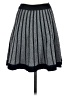 A.L.C. Chevron-herringbone Gray Casual Skirt Size S - photo 2