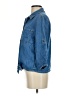 BCBGMAXAZRIA Blue 3/4 Sleeve Button-Down Shirt Size S - photo 5