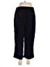 J.Crew 100% Polyester Solid Black Casual Pants Size 8 - photo 2