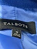 Talbots 100% Linen Blue Coat Size 12 - photo 6