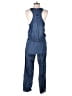 Love Stitch 100% Tencel Solid Blue Jumpsuit Size S - photo 2