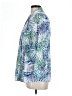Cali And York Tropical Blue 3/4 Sleeve Blouse Size L - photo 5