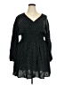 Gap 100% Rayon Polka Dots Black Casual Dress Size XXL - photo 1