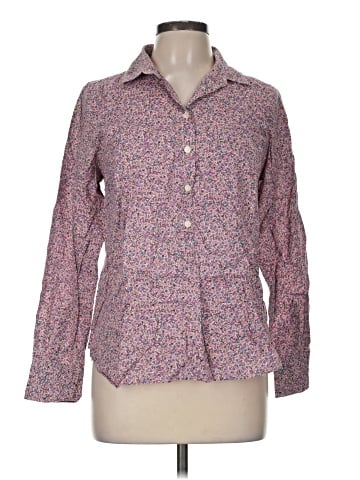 J.Crew Factory Store Long Sleeve Button-Down Shirt (view 1)