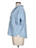 Universal Thread Stripes Blue Short Sleeve Blouse Size L - photo 5