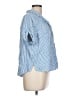 Universal Thread Stripes Blue Short Sleeve Blouse Size L - photo 4