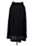 H&M 100% Polyester Solid Black Formal Skirt Size 6 - photo 2
