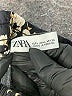 Zara Floral Black Casual Pants Size L - photo 4