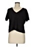 Massimo Dutti Black Short Sleeve T-Shirt Size M - photo 1