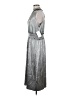 Kensie 100% Polyester Metallic Silver Casual Dress Size M - photo 5