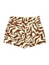SPANX Animal Print Brown Shorts Size S - photo 2