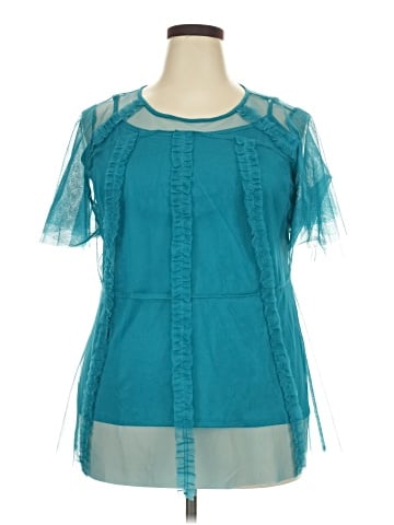 Lane Bryant Short Sleeve Blouse (view 1)