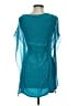 Amour Vert Teal Short Sleeve Blouse Size XS - photo 2