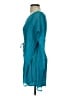 Amour Vert Teal Short Sleeve Blouse Size XS - photo 5