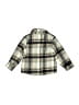 Unbranded 100% Polyester Plaid Tan Long Sleeve Button-Down Shirt Size S (kids) - photo 2
