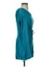 Amour Vert Teal Short Sleeve Blouse Size XS - photo 4