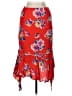 BP. Floral Red Casual Skirt Size XS - photo 2