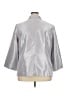 Midnight Velvet 100% Polyester Metallic Silver Blazer Size 2X - photo 2