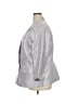 Midnight Velvet 100% Polyester Metallic Silver Blazer Size 2X - photo 5