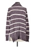 Unbranded Stripes Purple Turtleneck Sweater Size M - photo 2