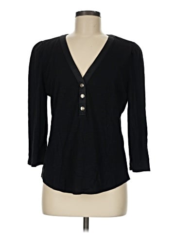 White House Black Market 3/4 Sleeve Blouse (view 1)