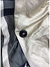 Burberry Metallic Ivory Tan Ruched Seams Blazer Size 4 - photo 8