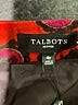 Talbots Paisley Burgundy Formal Skirt Size 4 - photo 4