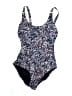 Calvin Klein Tweed Blue One Piece Swimsuit Size 16 - photo 1