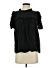 Ulla Johnson 100% Silk Black Short Sleeve Silk Top Size S (estimated) - photo 1