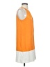 Theory Color Block Orange Casual Dress Size 4 - photo 4