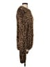 H&M 100% Polyester Tweed Brown Pullover Sweater Size S - photo 4