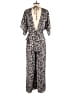 Red Carter 100% Polyester Animal Print Ivory Jumpsuit Size S - photo 2