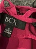 BCX 100% Polyester Burgundy Short Sleeve Blouse Size S - photo 7