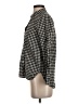 MNG Houndstooth Black Long Sleeve Blouse Size 2 - photo 5