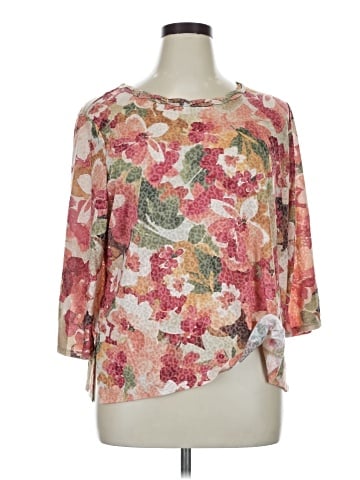 Alfred Dunner 3/4 Sleeve T-Shirt (view 1)